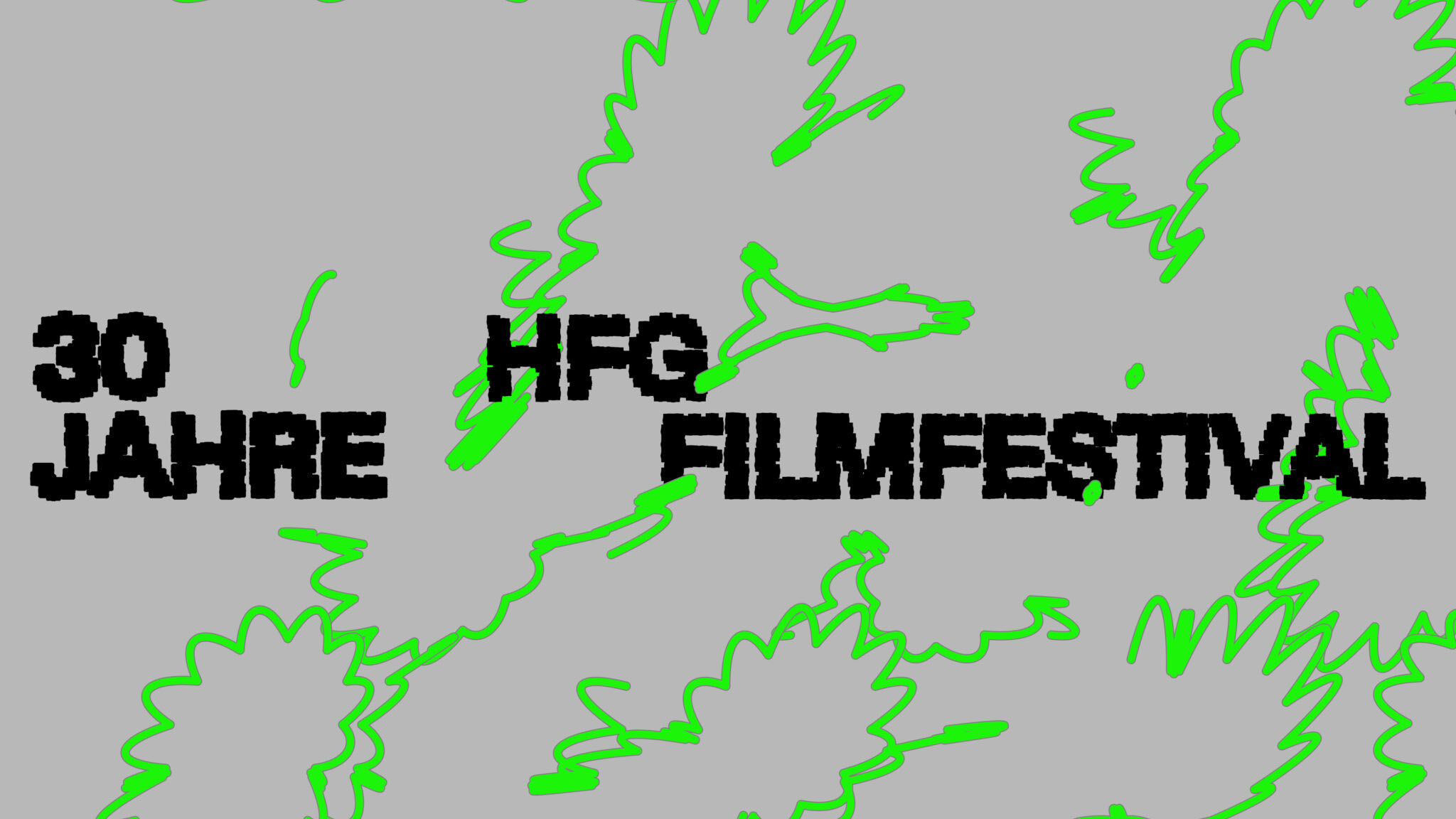 Grafik 30 Jahre HfG Filmfestival 16 9